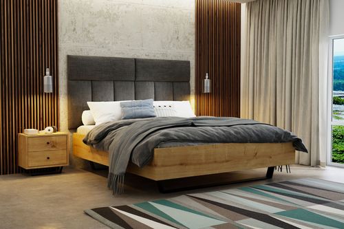 Prosty sposób na przytulną sypialnię - panele tapicerowane